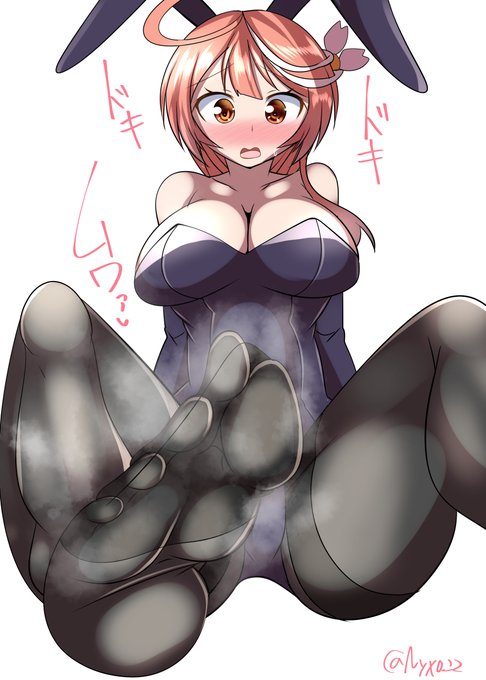 「提督ー…ゴーヤ、恥ずかしいよぉ…///」     ムチムチ黒タイツバニーゴーヤちゃん(ˇωˇ)    進水日おめでとう!(連続1678日目    #艦これ版真剣お絵描き60分一本勝負_20241009#艦これ版深夜の真剣お絵描き60分一本勝負 #10000日チャレンジ #めび環んどろ #伊58進水日 