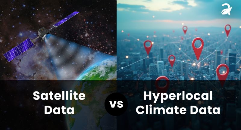 In our latest blog , 
aurassure.com/2024/10/08/sat…

we explore two vital data types for environmental monitoring: Satellite Data &amp; Hyperlocal Climate Data: Understanding the Key Differences.

Each serves unique functions and offers distinct advantages.