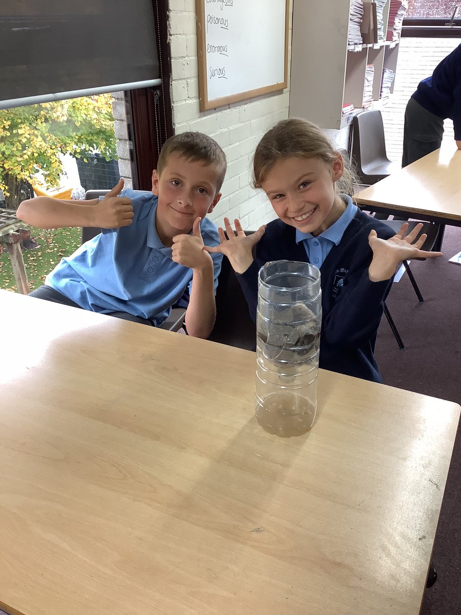 GPSYear5's tweet photo. We’ve been making filters this afternoon #gpsscience @kapowprimary https://t.co/VduLDltEhQ