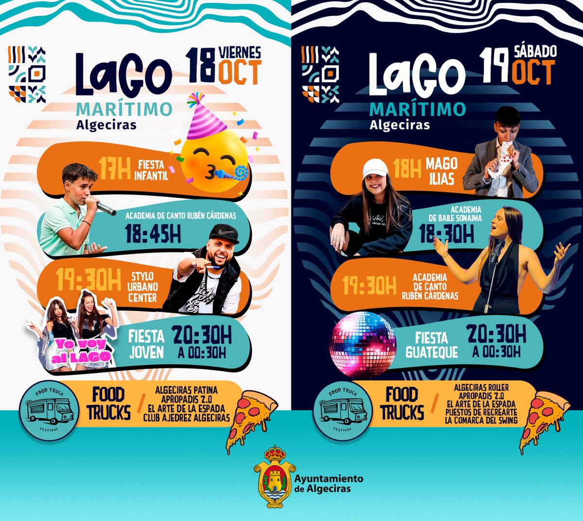 🔴 Las previsiones meteorológicas adversas obligan a aplazar los actos programados en el Llano Amarillo al 18 y 19 de octubre. Desde las 17:00 horas hasta las 00:30 de la noche. Aquí toda la programación. #llanoamarillo #lagomaritimo #Algeciras