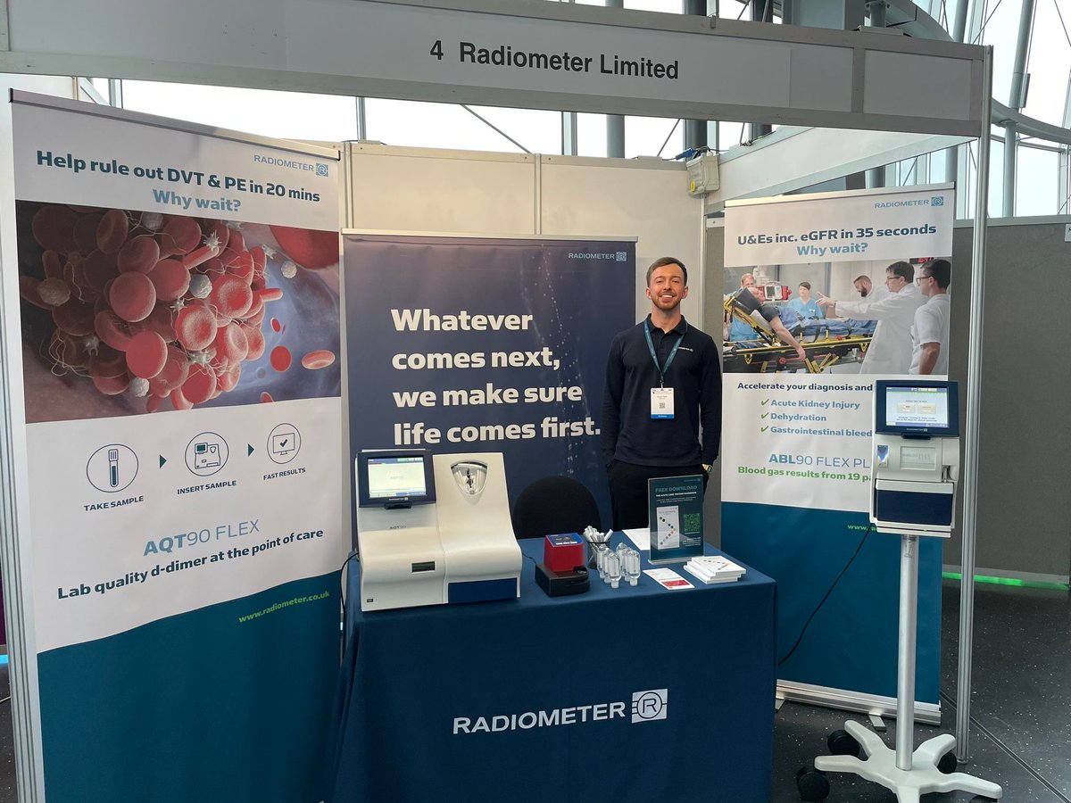 TonyPOCTesting's tweet photo. We are sponsoring the #RCEMasc meeting in Gateshead this week. Blood gas analysis including U&amp;Es, creatinine &amp; e-GFR with a single sample.
Biomarker testing measuring D-dimer, Procalcitonin, hCG, CRP, NT-proBNP at Point of Care.
Emergency care (https://t.co/xMw6liusCX) https://t.co/Uy4FBVrwof