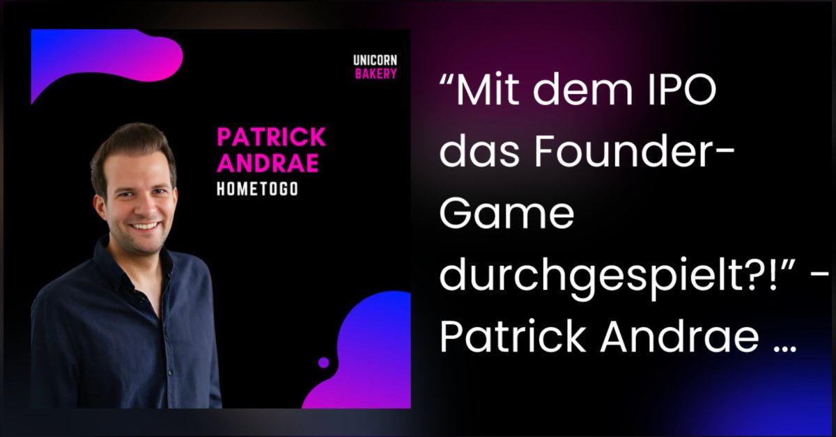 🎙️ ICYMI: <a href="/HomeToGo/">HomeToGo</a>’s CEO, Patrick, recently sat down with Fabian Tausch from the Unicorn Bakery podcast for an interview you won’t want to miss. 

Listen now to hear how HomeToGo is continuing to level up: bit.ly/4eyHuZL  🎮 📈 

#hometogo #innovation #podcast