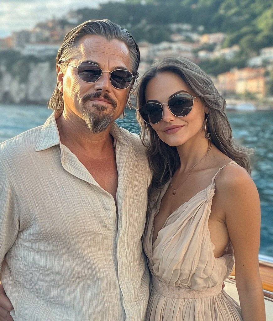 project_fdn's tweet photo. 🌅 Fast forward to the future! Using our AI facial technology, we’ve envisioned #LeonardoDiCaprio and his girlfriend in their golden years, capturing timeless moments by the sea. Our AI brings a realistic touch to aging, even showing how love grows with time. 💑✨ #FDN #FacialAI https://t.co/BTFFQbEx0M