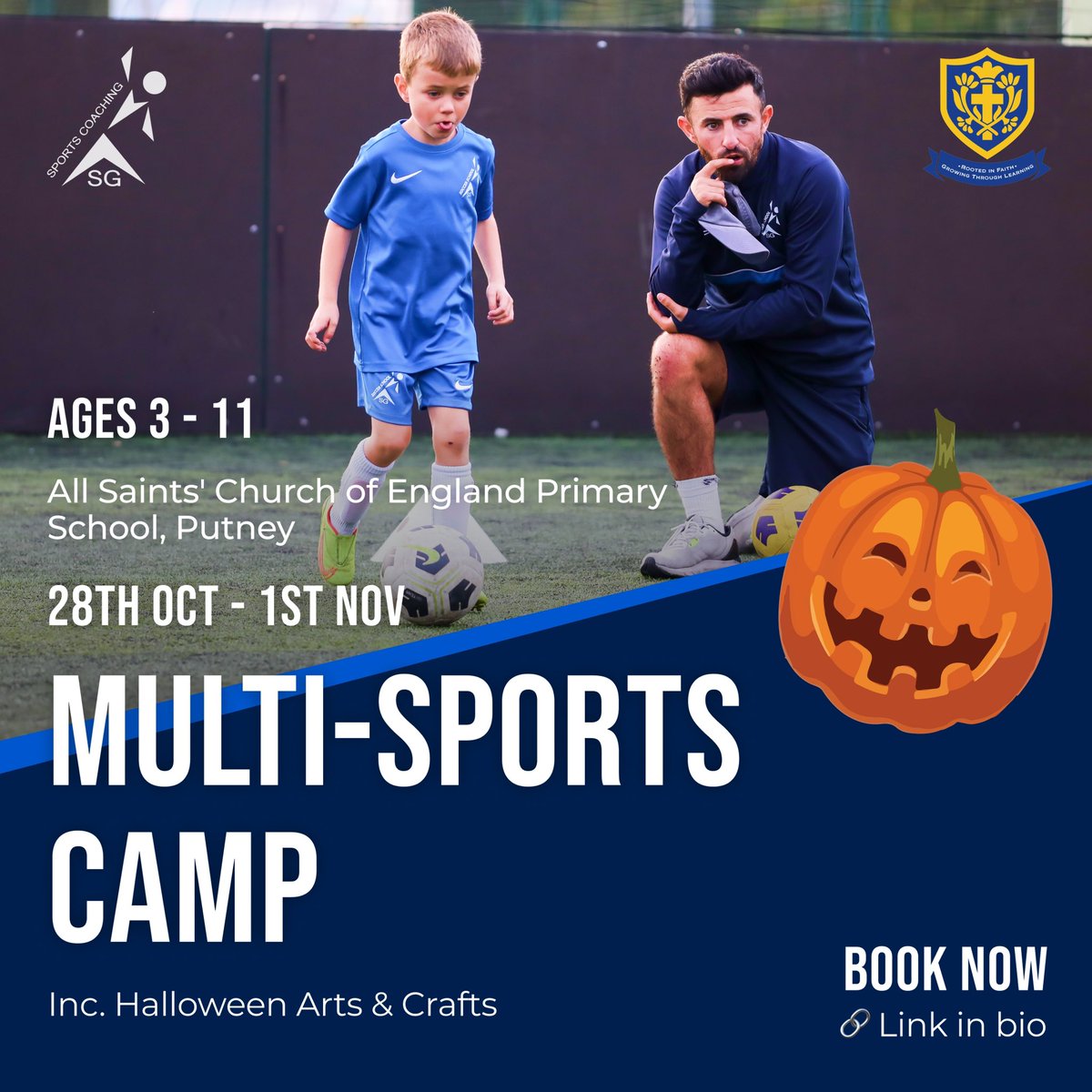 Discount day! 10% off October half term camp 🔗 sgsport.co.uk/holiday-camps-… <a href="/AllSaintsSW15/">All Saints' School</a> <a href="/PutneySMPS/">St Mary's CE Primary School, Putney</a> @HothamSchool <a href="/HurlinghamPrep/">Hurlingham School and Nursery</a> <a href="/prospecths/">Prospect House</a> <a href="/BrandlehowSch/">Brandlehow School</a> <a href="/GranardSch/">Granard Primary School</a> <a href="/sacredheart_roe/">Sacred Heart Primary</a> <a href="/OasisPutney/">Oasis Academy Putney</a> <a href="/heathmereschool/">Heathmere Primary School</a> #booknow