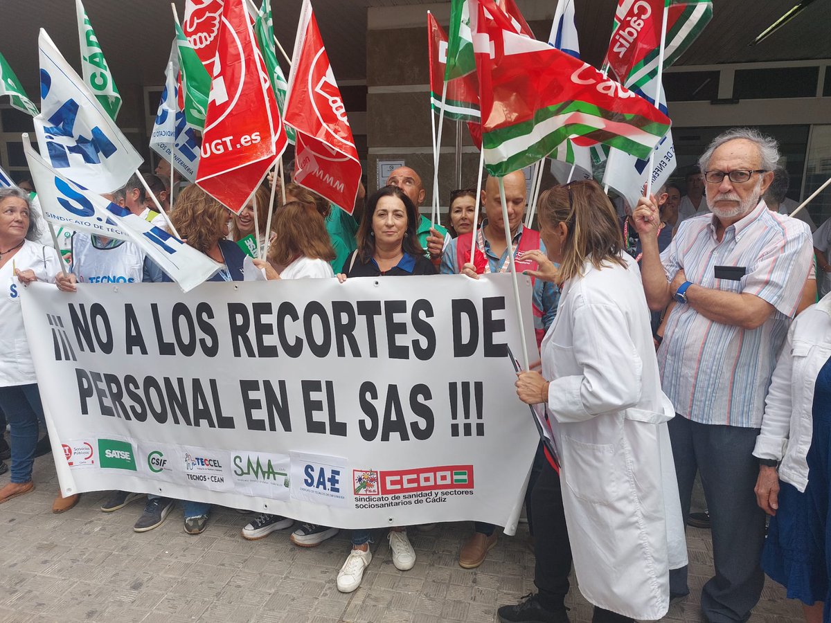 ccoocadiz's tweet photo. LA SANIDAD PÚBLICA SE DEFIENDE|
👥 CONCENTRACIÓN 🏥 #PtoReal #9oCT
✂️ No más recortes
➕Plantilla
➖ Precariedad
➕ Financiación
Es intolerable los recortes que estamos sufriendo ‼️
🤬La salud no es un negocio
🗣️Con la plantilla existente y sin recursos NO PODEMOS‼️
@ccOONTIGO https://t.co/V4bm93dAzj