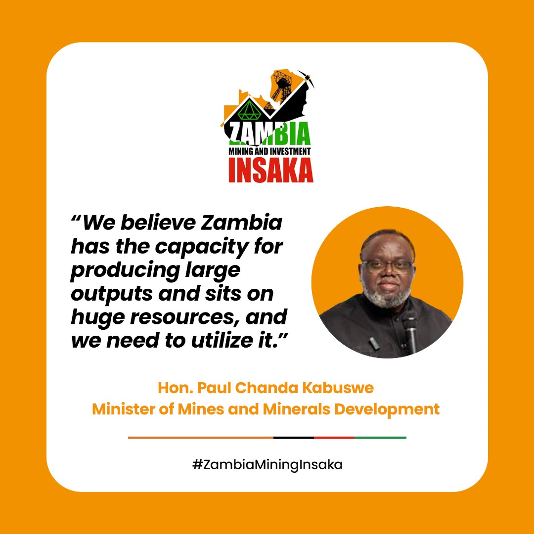 ZAMII2024's tweet photo. Zambia has the capacity for producing large outputs - Hon. Paul Kabuswe.

#Liveupdates https://t.co/WiQNVB5xf4