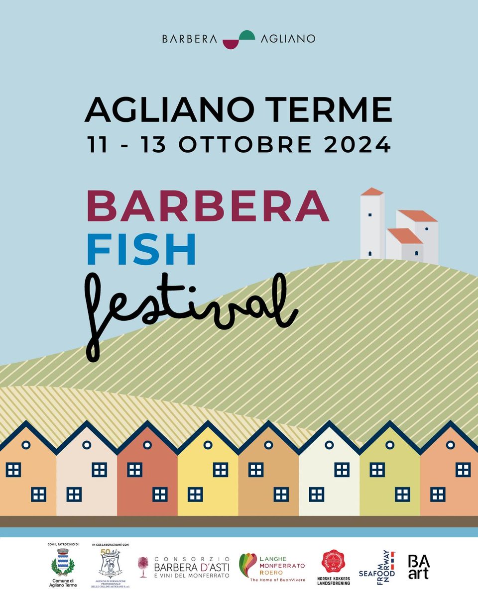 visitLMR's tweet photo. Che ne pensate di abbinare la #Barbera al merluzzo norvegese?
Al Barbera Fish Festival è d'obbligo!
Ci saranno gare di cucina, masterclass e street food per tutti. 
👉https://t.co/QFmqhk7MvC https://t.co/j3w2A65VjL