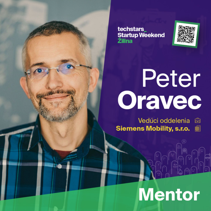 SWZilina's tweet photo. Predstavujeme predposledného mentora 🤩 
🌟Peter Onrejka🌟 Vedúci oddelenia softvérového vývoja @ Siemens Mobility, s.r.o.👉Na Startup Weekend Žilina ti pomôže odbornými radami v oblasti softvérového vývoja a technologických inovácií.
🎟️ Registruj sa🥳:
https://t.co/kSLTOvj3tQ https://t.co/bjn7A1lCVC