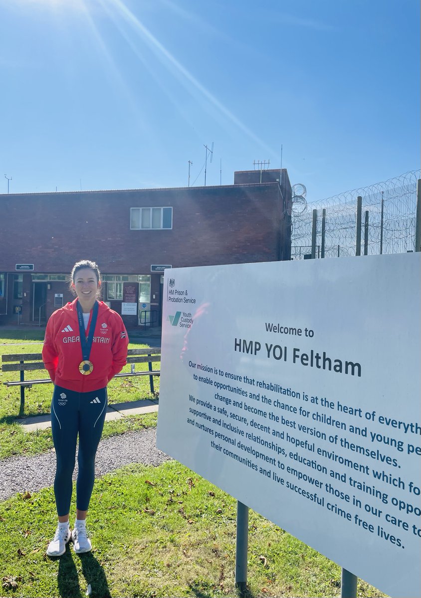 @HMYOIFeltham (@hmyoifeltham) on Twitter photo Recently Emily Craig, 2024 Paris Olympic Rowing Champion, visited our 'Boats not Bars' facilitated by <a href="/FulhamReachBC/">Fulham Reach BC</a>. Emily spoke to the young adults about the positive effect the course has on building life skills such as communication & teamwork to reduce reoffending. Recently Emily Craig, 2024 Paris Olympic Rowing Champion, visited our 'Boats not Bars' facilitated by <a href="/FulhamReachBC/">Fulham Reach BC</a>. Emily spoke to the young adults about the positive effect the course has on building life skills such as communication & teamwork to reduce reoffending.