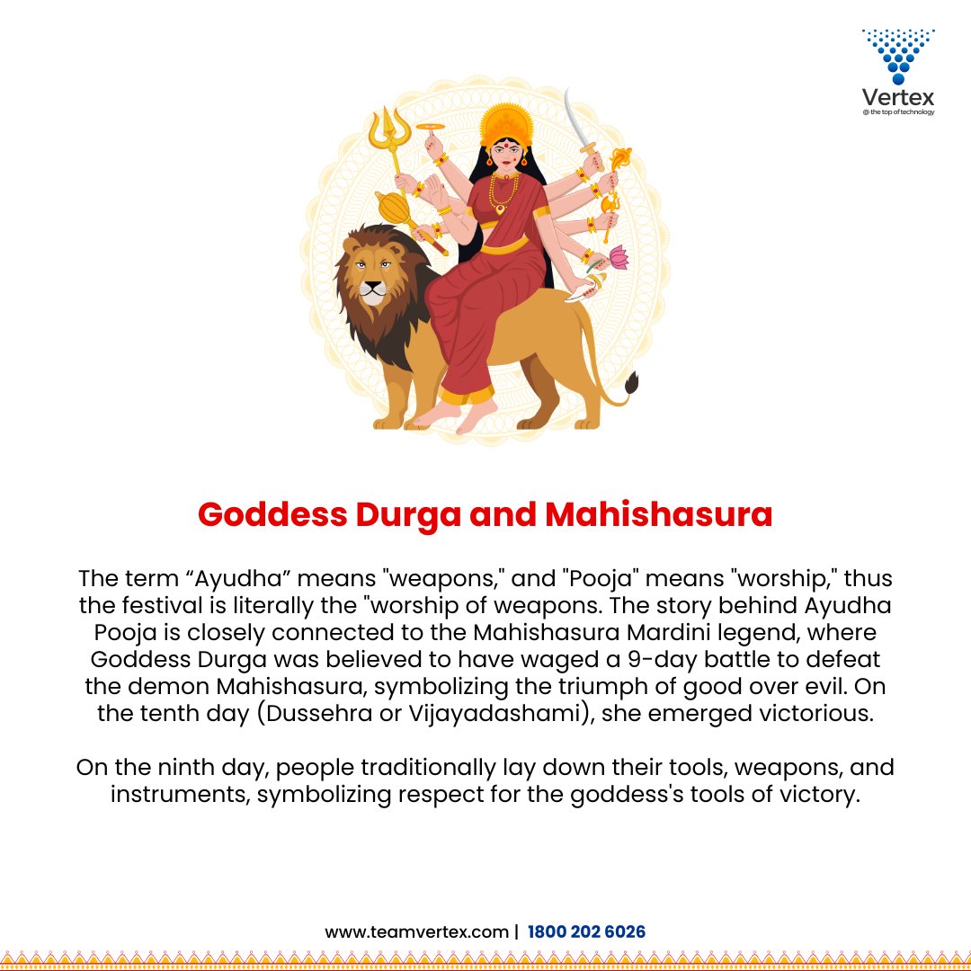 vertex_techsol's tweet image. Happy Ayudha Puja🌸🔧

Celebrating the power of tools and technology that drive our progress! This Ayudha Pooja, we honor the instruments that empower our work and pave the way for success. May the divine blessings bring peace, prosperity, and growth to all.

#AyudhaPooja