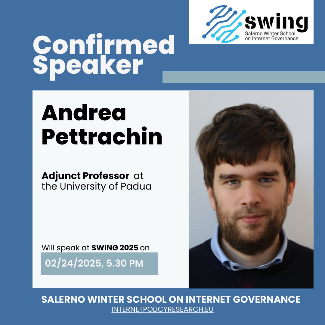 #MeetOurFaculty! The Salerno Winter School On #InternetGovernance features international scholars and experts. Get ready for an enriching learning experience.

Learn more at: internetpolicyresearch.eu