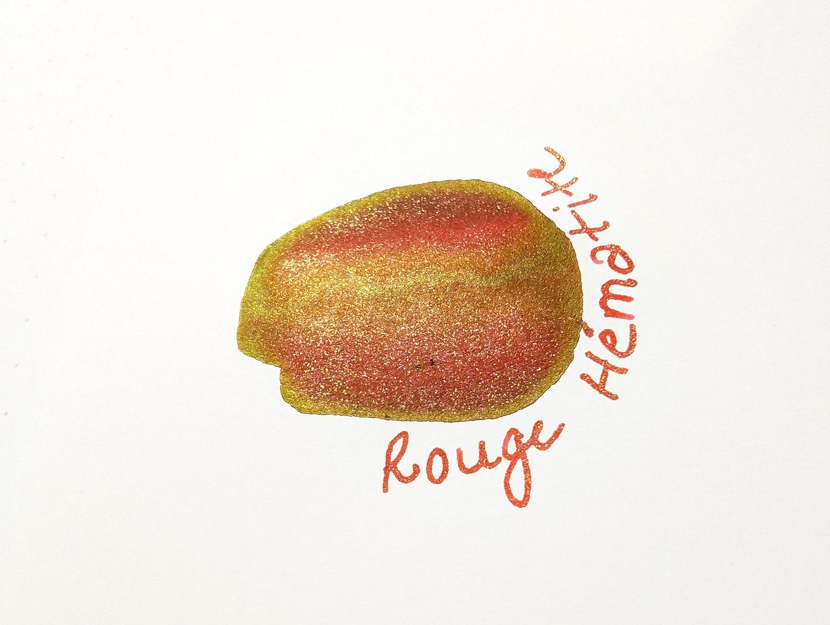 Shimmer sheen love from Herbin Rouge Hematite