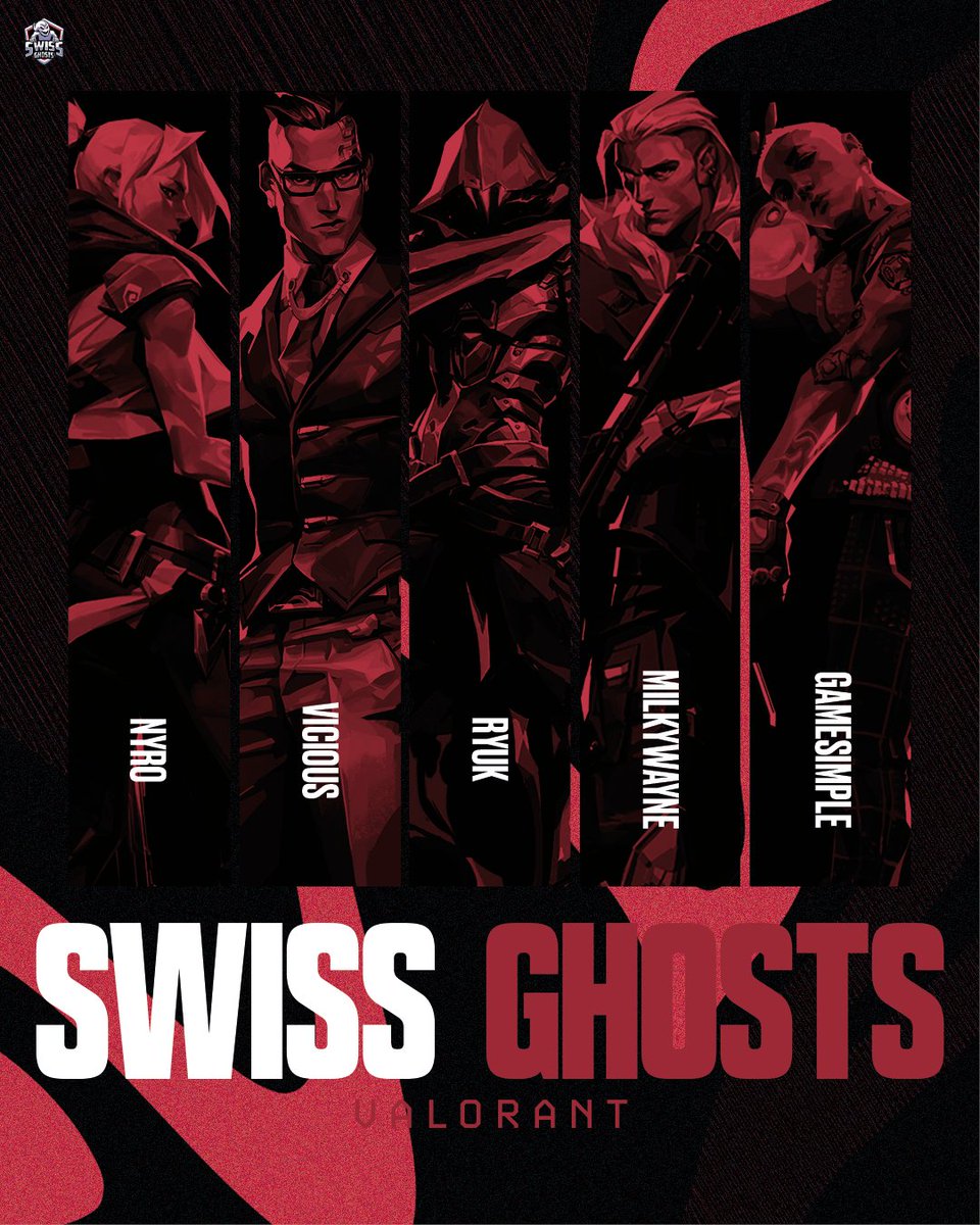 With SwitzerLAN right around the corner we are stoked to announce our Valorant roster🔥

Guided by their coach <a href="/yovaofficial_/">Yova</a> they will compete in the tier 1 Valorant tournament this weekend👻
#CHG | #swissesports