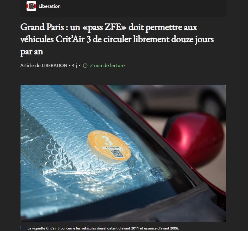 mmtchi's tweet photo. Ils sont sympas, les médias & @Paris disent déjà que les véhicules Crit'air345 seront #interdits aussi dans la zone dans l'A86 d'ici 3 mois
alors que la consultation du public n'est pas terminée 😆date de fin le 14/10 https://t.co/zKba6iQm6u
C'est beau la démocratie en #France🙄 https://t.co/DMuq5toPtI