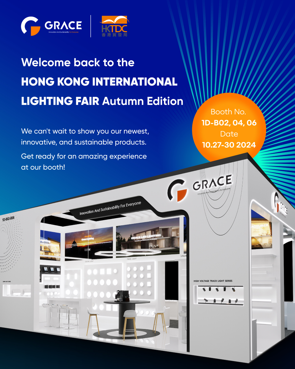 GraceSmartHome's tweet photo. We are happy to meet you at the Hong Kong Lighting Fair and discuss how our innovative lighting products can support your business objectives. Schedule a private appointment at our booth to discuss your specific needs.
Schedule here: https://t.co/WhaaVJSaeB
#hktdc #gracelighting https://t.co/LkkJ6EmB19