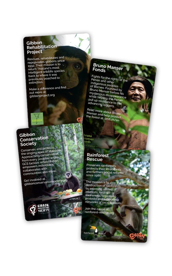 Broken Rules (@brokenrules) on Twitter photo The upcoming physical copy of Gibbon will include so many beautiful exclusives:
🌟 New cover art by <a href="/Ungapants/">Catherine Unger</a>
🌟 Extended art manual with concept art and thought processes
🌟 Pop-out postcard with a gibbon to hang in your plants
🌟 1 of 4 Charity NGO cards
🌟 Trading Cards The upcoming physical copy of Gibbon will include so many beautiful exclusives:
🌟 New cover art by <a href="/Ungapants/">Catherine Unger</a>
🌟 Extended art manual with concept art and thought processes
🌟 Pop-out postcard with a gibbon to hang in your plants
🌟 1 of 4 Charity NGO cards
🌟 Trading Cards