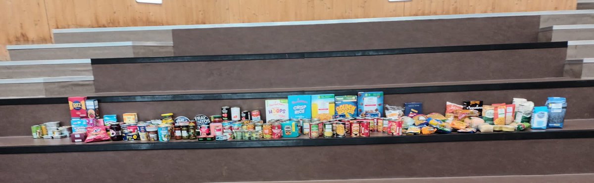 🌟 A HUGE thank you to the amazing Primary 6 pupils at Midmill Primary School in Kintore for their Harvest assembly today! 🎉 As part of their efforts, they collected an incredible 79.85kgs of food for Aberdeenshire North Foodbank! 💚 #ThankYou #HarvestDonation #CommunitySupport