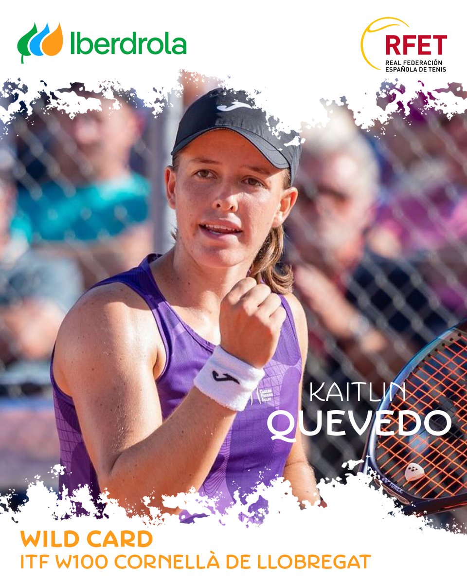 RFETenis's tweet photo. Día de debut para nuestras WC ❤️‍🔥

Kaitlin Quevedo y Lucía Cortez se han estrenado esta mañana en el #ITF W100 de Cornellà de Llobregat gracias a dos invitaciones @iberdrola de la RFET

La #WTecCup , oportunidad de lujo para que las jóvenes tenistas sigan creciendo 🚀 https://t.co/4AoHKhlKQI