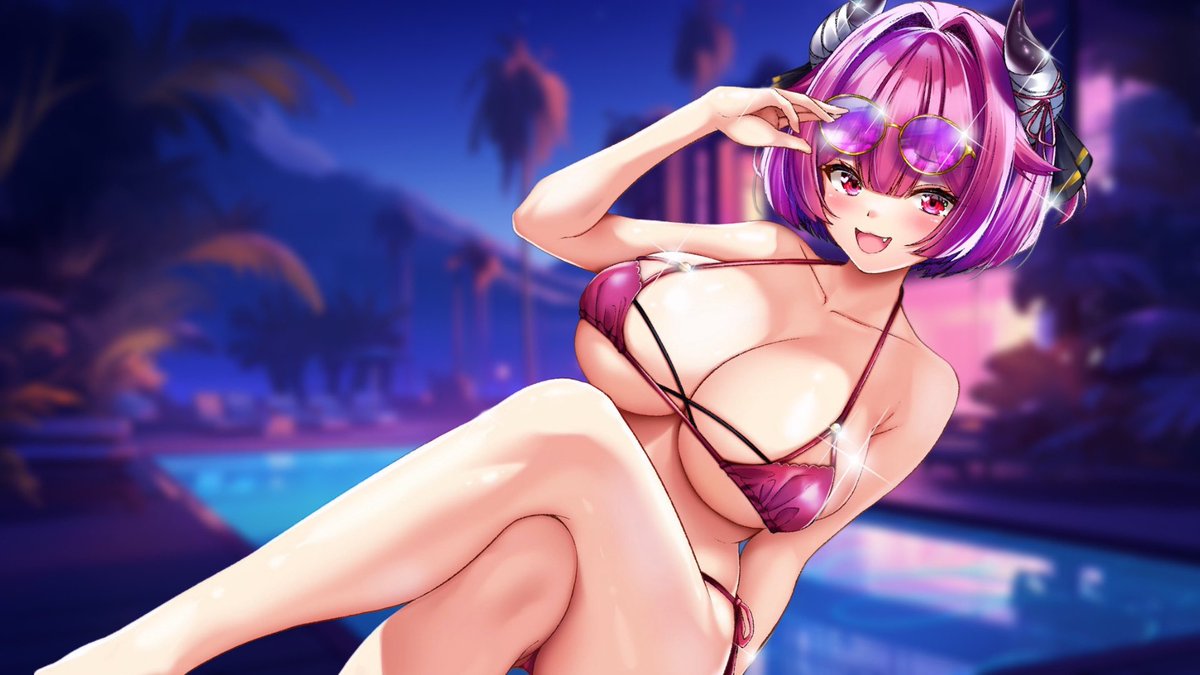 yagyu_mederu's tweet photo. #イラスト #めディア

「ねえだーりん？🩷
                 この水着似合ってる？💓」

Illust🎀@kine_nuko https://t.co/ohEUgTUlks