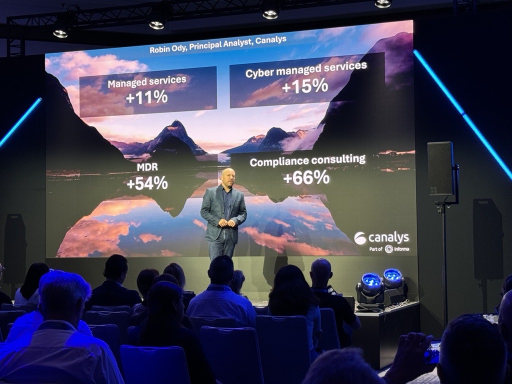 OmdiaHQ's tweet image. Principal Analyst Robin Ody shares crucial #data and research on 'the state of the nation' regarding managed services in cybersecurity at #CanalysForums2024.