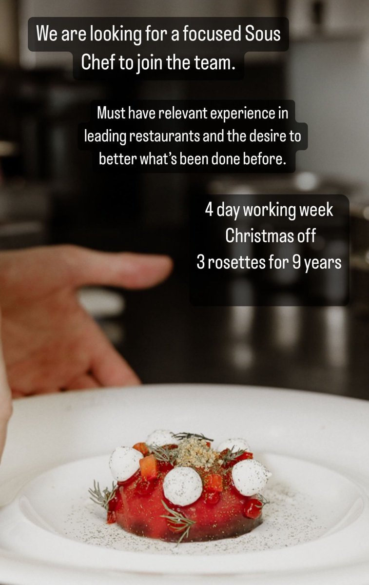 The Gannet (@thegannetgla) on Twitter photo We have vacancy for a talented Sous chef to join our 3AA rosette team.
Email: Peter@thegannetgla.com
#scottishchefs
#finedining
#Neighbourhoodrestaurant
#glasgow We have vacancy for a talented Sous chef to join our 3AA rosette team.
Email: Peter@thegannetgla.com
#scottishchefs
#finedining
#Neighbourhoodrestaurant
#glasgow
