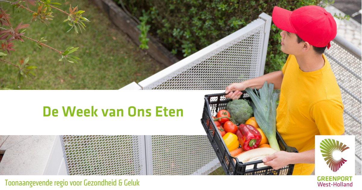 Deze week is het De Week van Ons #Eten waarbij in heel het land activiteiten worden georganiseerd. Zo worden sportverenigingen morgen opgeroepen zich aan te melden voor een pilot. Ook doet <a href="/GreenportWest/">GreenportWestHolland</a> vanavond mee aan de Nationale #Food Quiz. Lees meer: deweekvanonseten.nl/home/nl-nl/mar…