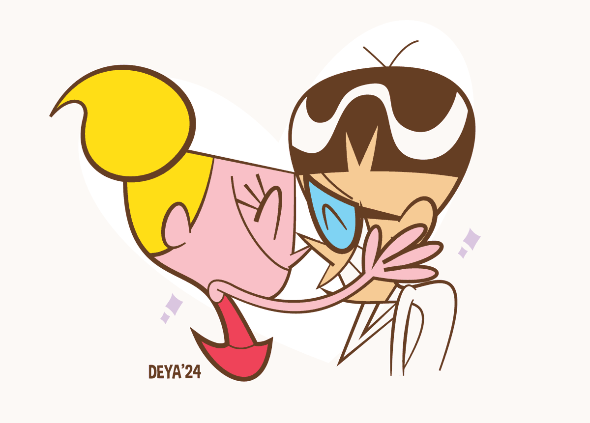 DeyasWorld's tweet photo. Aight, here's another one ✨💪 #DeeDark #DextersLab #DeeDee #Mandark https://t.co/2a0fzvgLm2