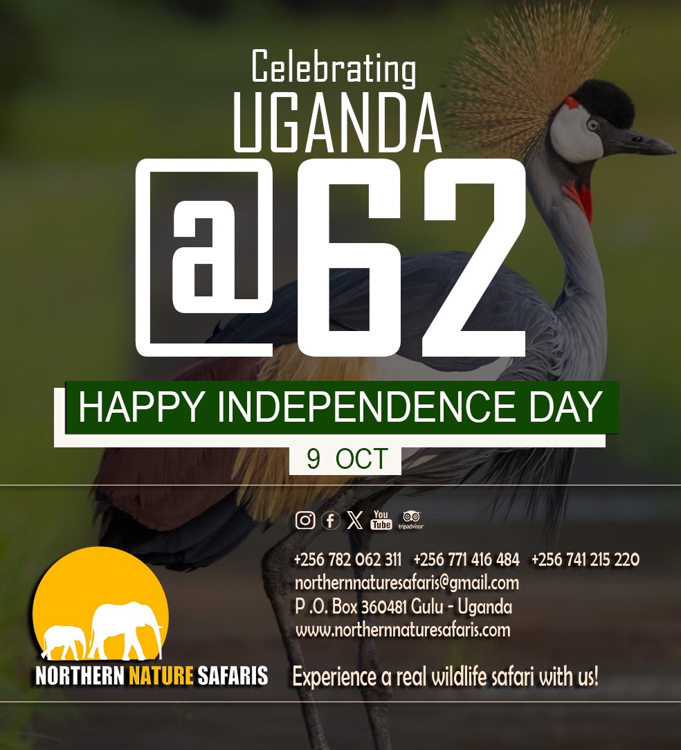 Happy #IndependenceDay2024 to everyone #UgandaAt62