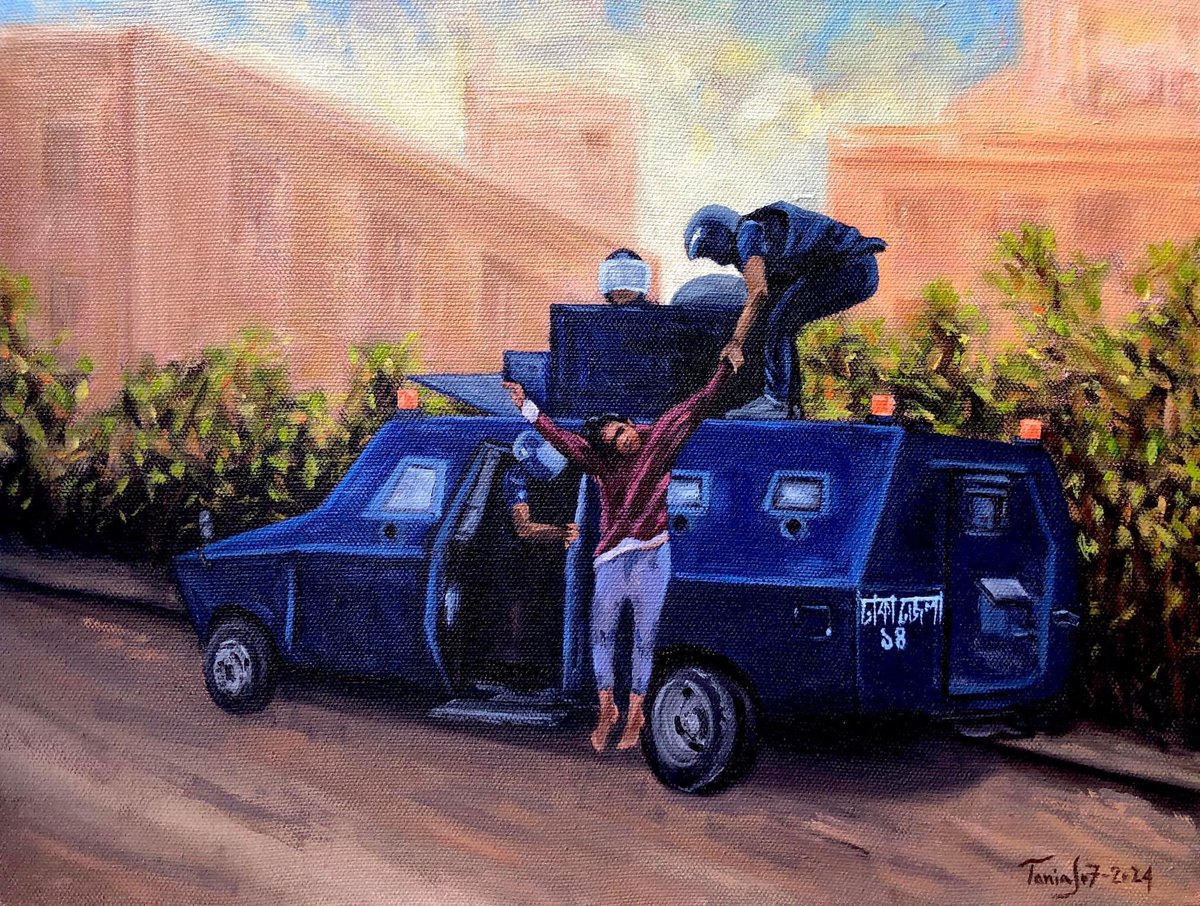 JusticeBengal's tweet photo. Remembering one of our heroes, Yamin.
“July Massacre-2024”

Remembering July-August Massacre 
Never forget, Never forgive 

Art- Tania Sultana https://t.co/94BrjcHWI5