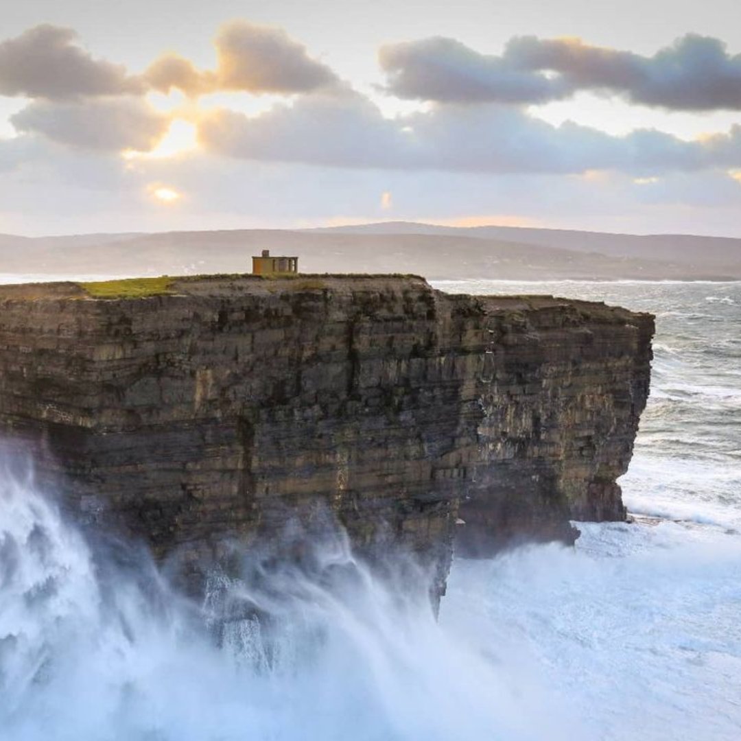 Ireland is the home of Halloween, and often visitors to the island report ghostly guest photobombing their snaps.

Can you spot the faces in the waves? 👻

📍Downpatrick Head, Co. Mayo
 📸 instagram.com/mayoandbeyond