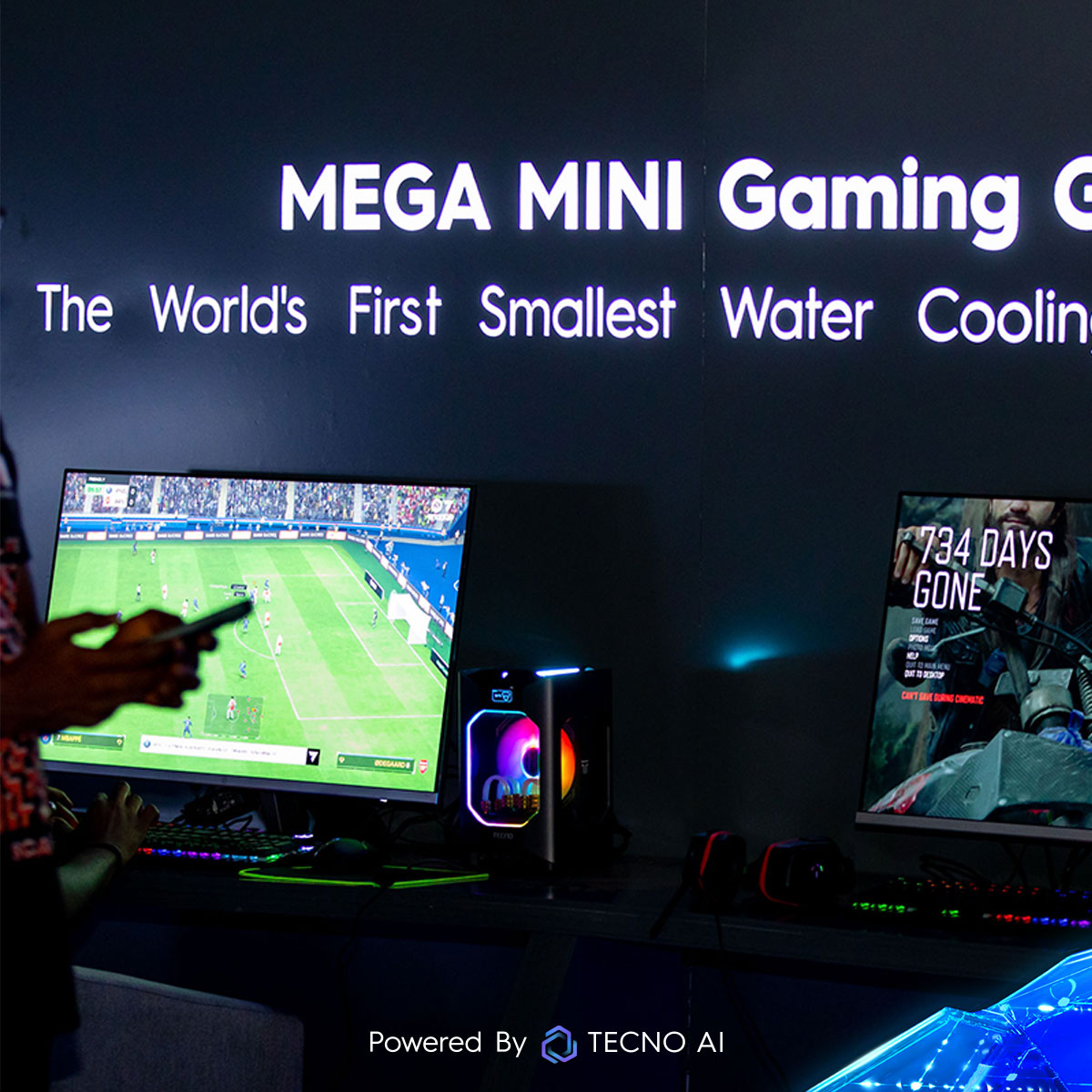 TecnoMobileGH's tweet image. During the TECNO AI &amp;amp; Ecosystem launch, The TECNO Pocket Go delivered a next-gen experience with its incredible AR features.

The Compact yet powerful TECNO Mega Mini G1&apos;s balance of portability and performance.

#TECNOInnovates
#TECNOAIEvolution
#TECNOAI
#TECNOGhana