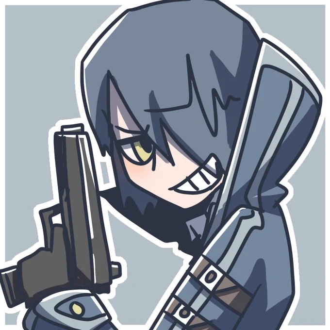 #まーだーず創作数年前に描いたタニシスマホなので筆圧は無い 