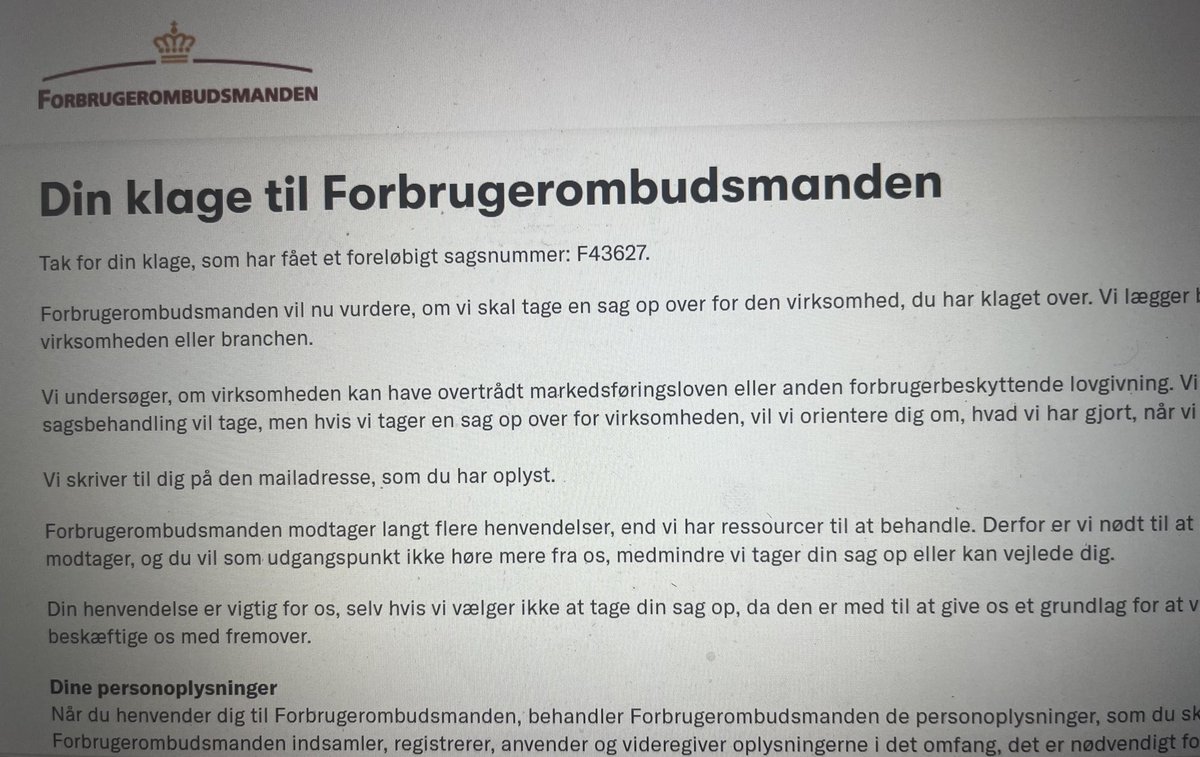 Peter Huggler (@peterhuggler) on Twitter photo Hvis du har 2 min, synes jeg du skal gå ind og klage over tobakssurrogatreklame fra, hvad der med en vis sandsynlighed er, nikotinbranchens nye skyggeorganisation <a href="/SmokeFreeSweden/">Smoke Free Sweden</a>.
På spørgsmålet om hvad du vil opnå “politianmeldelse, bøde og strakspåbud”
indberet.kfst.dk/1-1-fo-klagefo… Hvis du har 2 min, synes jeg du skal gå ind og klage over tobakssurrogatreklame fra, hvad der med en vis sandsynlighed er, nikotinbranchens nye skyggeorganisation <a href="/SmokeFreeSweden/">Smoke Free Sweden</a>.
På spørgsmålet om hvad du vil opnå “politianmeldelse, bøde og strakspåbud”
indberet.kfst.dk/1-1-fo-klagefo…