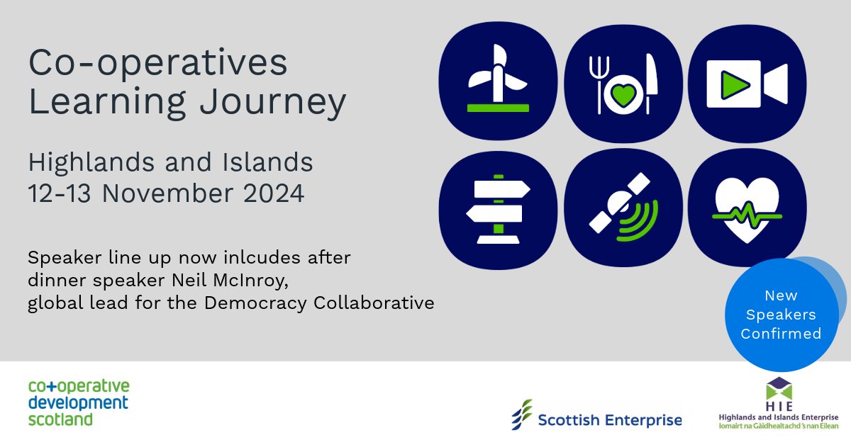 cdscotland (@cdscotland) on Twitter photo 📢 New Speaker Announcement
We are excited to announce that <a href="/nmcinroy/">Neil McInroy</a>, global lead for <a href="/democracycollab/">Democracy Collaborative</a> & chair of <a href="/edas_scotland/">EDAS</a> is joining our speaker line up for the #coop learning journey to Highlands & Islands with <a href="/hiescotland/">HIE</a>, 12-13 Nov.
Book now: ow.ly/aal650TH74z 📢 New Speaker Announcement
We are excited to announce that <a href="/nmcinroy/">Neil McInroy</a>, global lead for <a href="/democracycollab/">Democracy Collaborative</a> & chair of <a href="/edas_scotland/">EDAS</a> is joining our speaker line up for the #coop learning journey to Highlands & Islands with <a href="/hiescotland/">HIE</a>, 12-13 Nov.
Book now: ow.ly/aal650TH74z