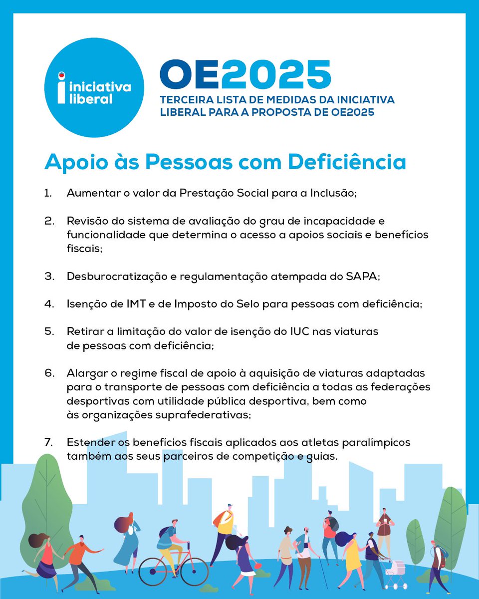 APOIO À FAMÍLIA E ÀS PESSOAS COM DEFICIÊNCIA Enquanto a novela do Orçamento  mantém-se a apresentar diariamente episódios dramáticos, a Iniciativa  Liberal continua a trabalhar e a apresentar propostas ao país. Terceiro, image size:960x1200