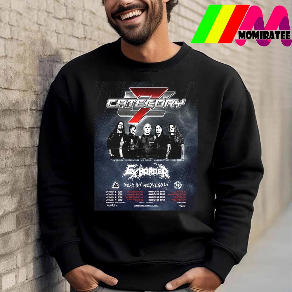 Momiratee's tweet image. Category 7 Announces March 2025 Debut US Tour Unisex T-Shirt
#Category7 #category7band
Buy now: =&amp;gt;&amp;gt;
momiratee.com/product/catego…