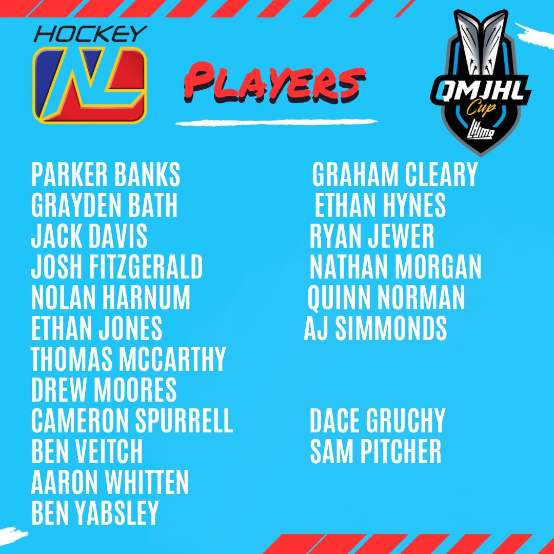 cryan94's tweet photo. Travelling to Dieppe NB to compete at this years QMJHL Cup tournament representing @hockeynl1935 with a great coaching staff and very talented pool of players https://t.co/lZuEHBtNls