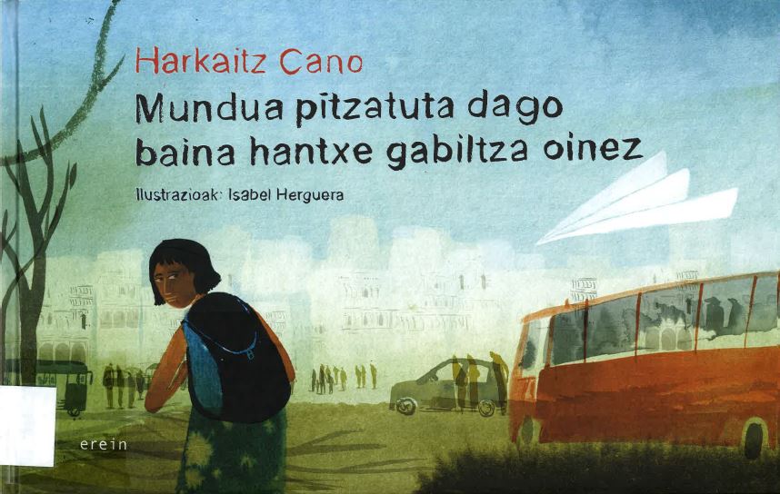 EibarLiburutegi's tweet photo. Harkaitz Cano idazlea izan zen atzo gurekin euskarazko irakurketa klubean. Gaur zoriondu behar dugu, Euskarazko Haur eta Gazte Literatura kategorian lortutako Euskadi sariagatik. Zorionak, Harkaitz! Ederra gure liburuan utzitako dedikatoria. Milesker! #EuskadiSariak https://t.co/H1tkcD4hsh