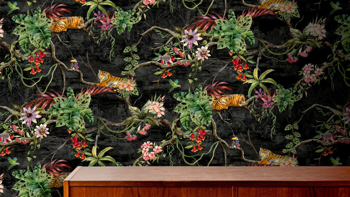 🌿 Unveiled at Decorex! 🌿 Introducing Yucatan &amp; Panthera, two stunning wallcoverings that bring tropical beauty indoors. Yucatan offers vintage-inspired charm, while Panthera makes a bold statement with lounging tigers. Perfect for any space! 🌿✨

#Decorex2024 #Muraspec