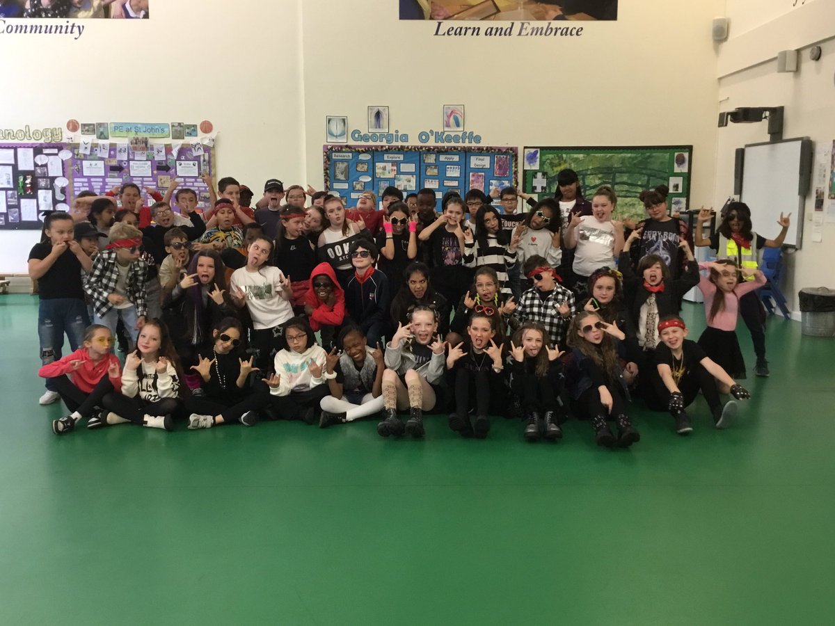 5C_stjohns's tweet photo. We loved our Rockstar Day celebrating all things maths and times tables! @SILPrimary #LiverpoolMathsParty https://t.co/4yZ7GI6UWb