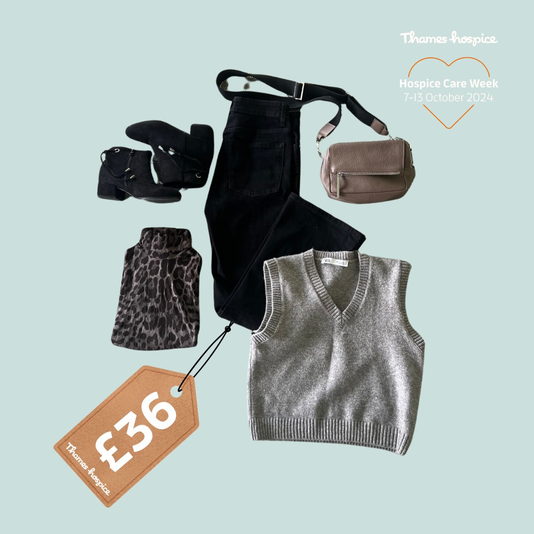 Your purchase makes a real difference! 💚
👖 £36 helps a patient access Inpatient Services for one hour. 👠 £34 provides a patient with nourishing meals for a day.
Supporting hospices is #AGoodLook!
#HospiceCareWeek #SupportThamesHospice #SustainableShopping #CharityShops