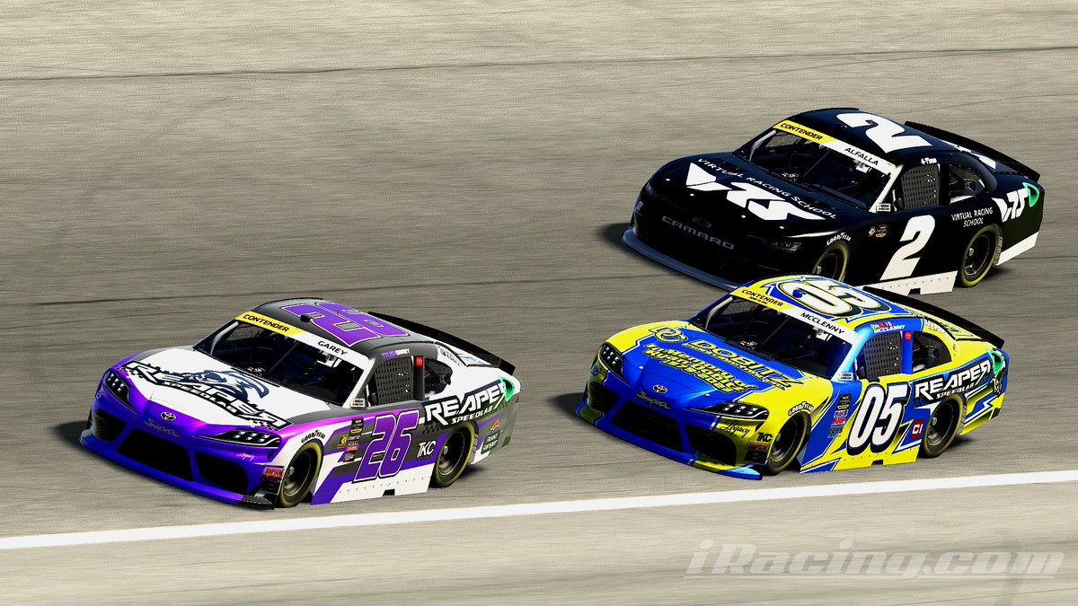 Results from Las Vegas

Tyler Garey - P13
Kabe McClenny - P26
Ray Alfalla - P28

Was a decent race but hoping to get more next week at Homestead. #eNASCAR