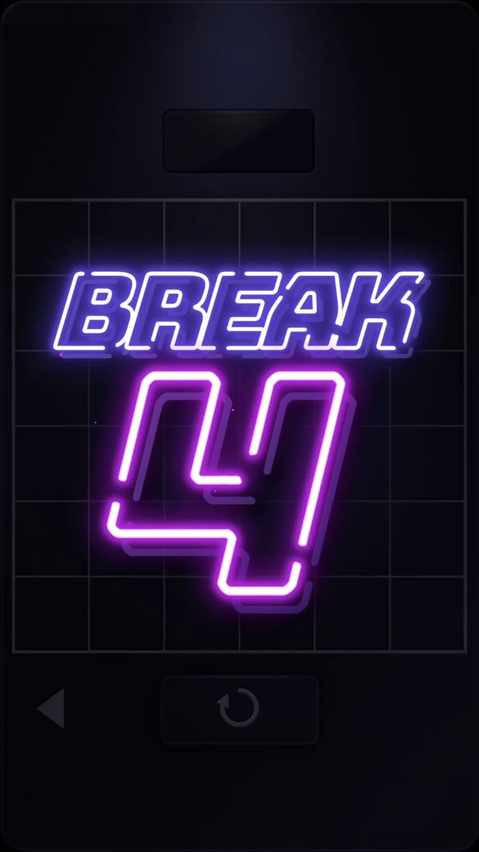 semigamedev's tweet image. かなり遅くなりましたが…

ずっと制作していた1人用四目並べゲーム『BREAK 4』を今週の土日にiOSアプリでリリースしようと思っています！
#ゲーム制作 #ゲーム開発 #unity