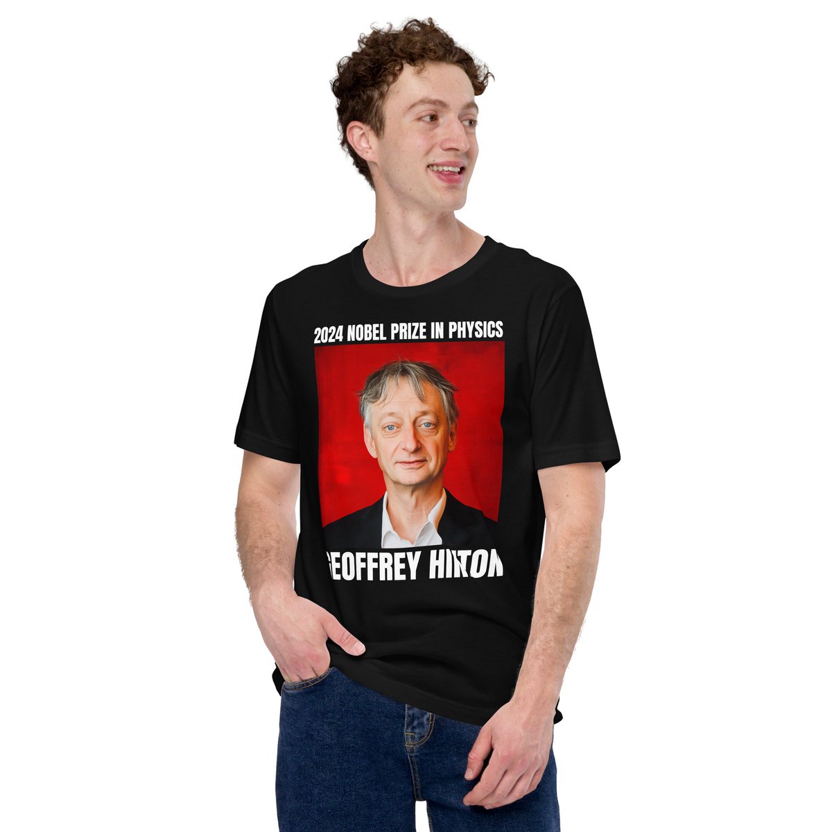 wwwAIstore's tweet image. 2024 Nobel Prize in Physics Geoffrey Hinton T-Shirt (unisex)
± $16.99
artificial-intelligence.store/products/2024-…

Celebrate AI achievements with our 2024 Nobel Prize in Physics Geoffrey Hinton T-Shirt. Honor a pioneer in a comfortable, stylish tee. #AIPioneers #TechTribute #FutureOfPhysics