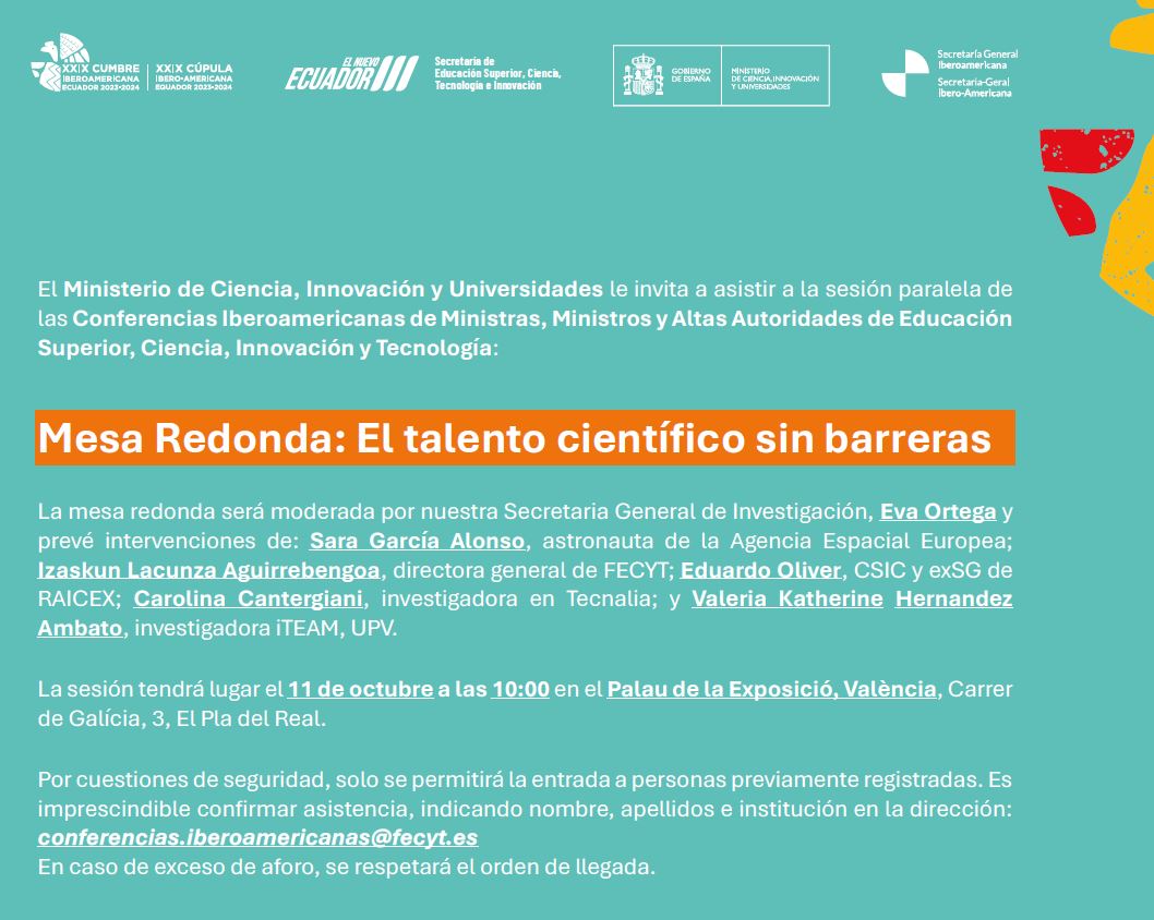 geourban's tweet photo. Contenta de haber sido invitada para la mesa redonda “El talento científico sin barreras” en la @CumbreIberoA  📅 11/oct, Valencia

#CienciaSinBarreras @tecnalia @UAHes @UFPR @GeografiaUAH @IAESTE_Malaga @FGUAes @ESPON_Programme @CienciaGob https://t.co/Kv9ZYs2YA5