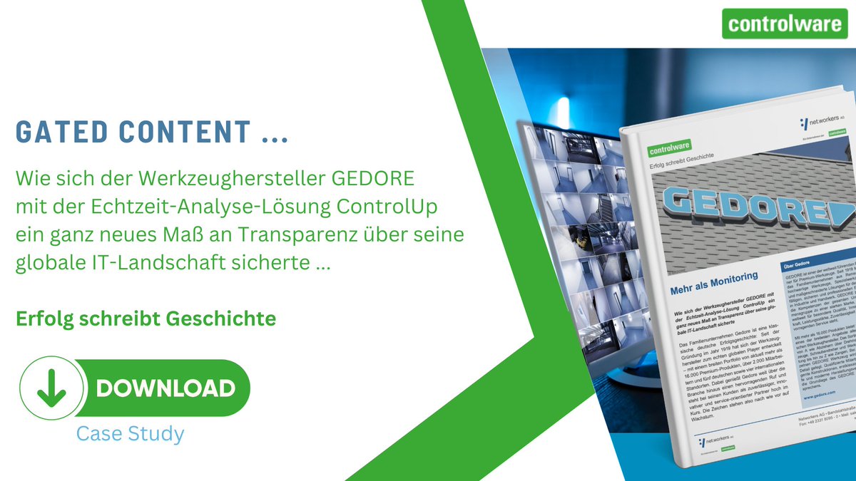 ControlwareDE's tweet image. Der Wow-Effekt ließ nicht lange auf sich warten - Laden Sie jetzt die Case Study &quot;Mehr als Monitoring&quot; ➡️  linkedin.com/smart-links/AQ… #Download #GatedContent #EBook