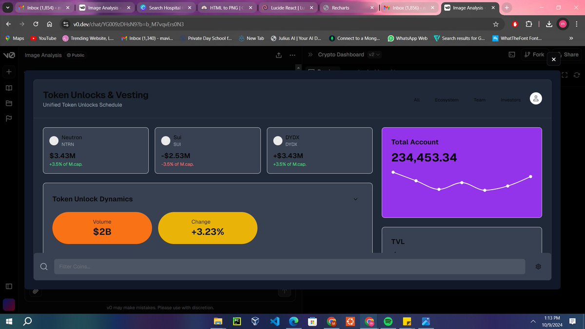 JMervene's tweet photo. 🚀 Just wrapped up #generativeui, another mind-blowing project from #ALX_AI! Did you know that with Vercel’s https://t.co/qpgeyl1WOz, you can take a screenshot of any mockup and have it implemented with clean React + TypeScript code? 🤯 It’s a game changer for UI development! https://t.co/mBEWWj36K8
