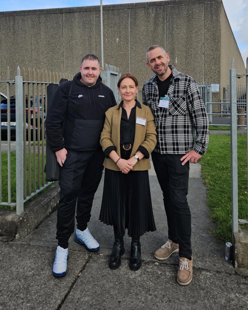 Wrapping up a busy day in Wheatfield Prison, having spent the day promoting services, education, and employment to people inside.  Over thirty organisations from these three sectors attended, and we were very proud to play our part with Spéire Nua Pat Sheedy and Ray Power 💙💯😉