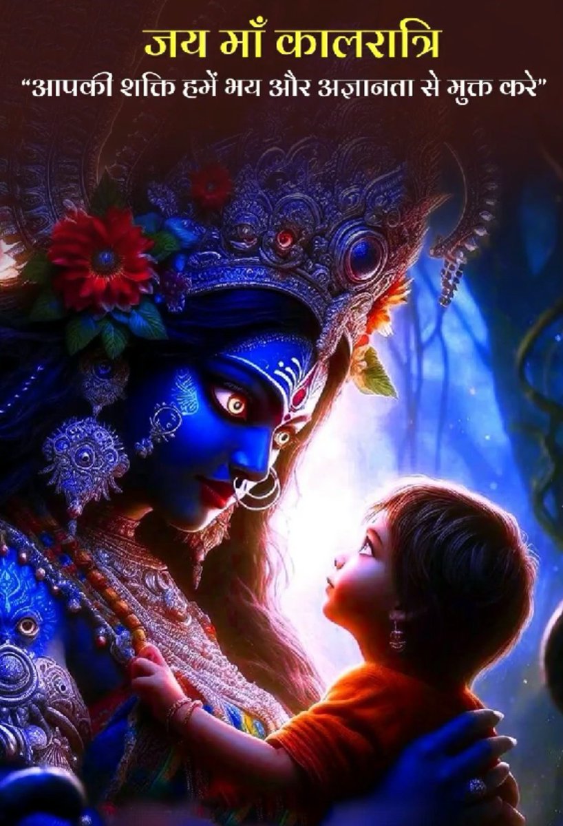नवरात्रि के पावन पर्व पर मां दुर्गा के नौ रूपों की आराधना की जाती है, जिसमें प्रत्येक दिन एक विशेष देवी की पूजा की जाती है। सातवें दिन, मां कालरात्रि की पूजा का विशेष महत्व है। 'कालरात्रि' नाम का अर्थ है 'अंधेरी रात', और इस दिन मां दुर्गा के इस रूप की पूजा करने से भक्तों के जीवन