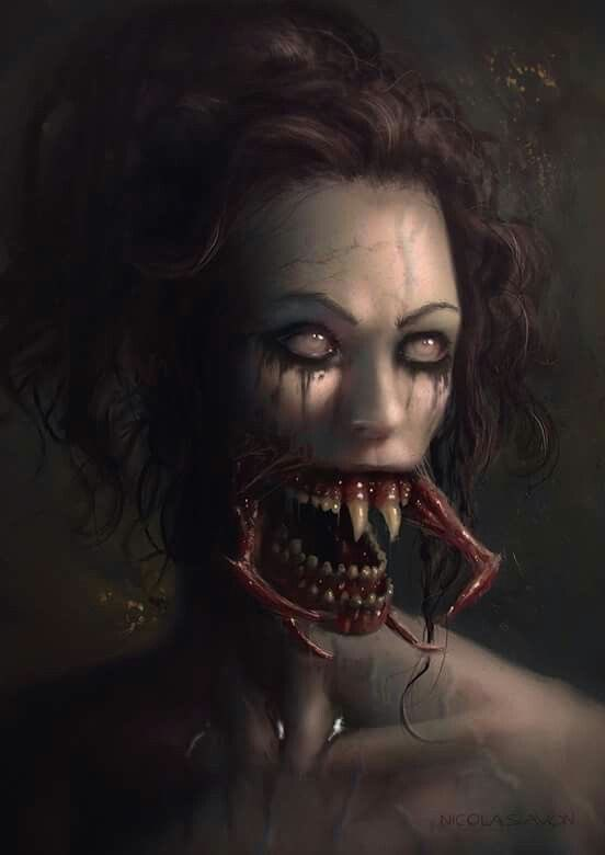 bionicanadian's tweet image. #31nightsofmacabrewords  

#Grotesque blind date overbite
she's of the gallows 
she's a Frankenstein patchwork
mandible insect... hideous
what better way to bring you 
to  Midnight's... abyss
she's the horror made flesh
death in the dark
eyes that see... nightmares

📸Pinterest